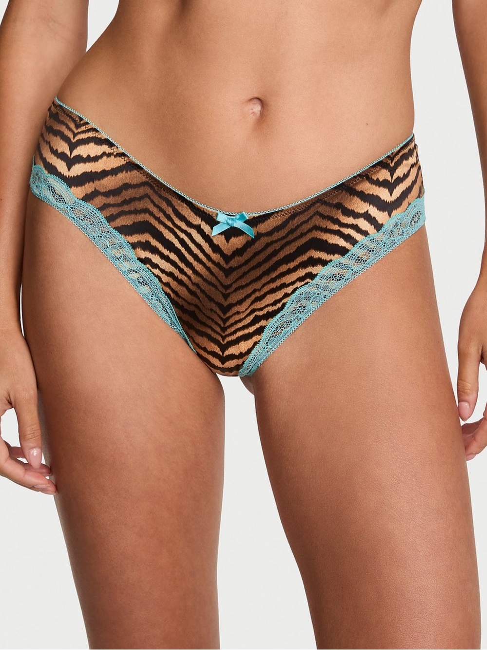 🆕🐅 Tease Tiger Stripe Cheeky Panty Victoria’s Secret Small NWT - Picture 2 of 9